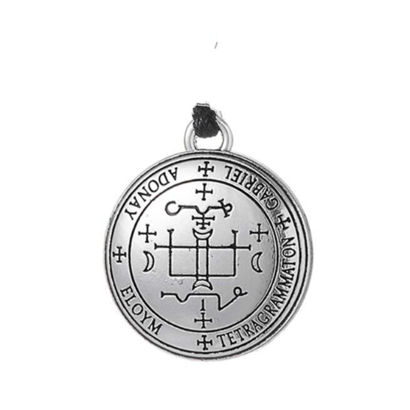 Metal color: Light Yellow Color - Dawapara DIY Pendants for Necklace Archangel Michael Raphael Uriel Gabrie Talisman Angel Men Pendant&Necklace Women