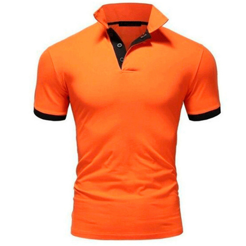 Color: GRAY, Size: XXL - Men's Short Sleeve Polo Shirts Casual Slim Fit Basic Designed Shirts Quick-drying Anti-wrinkle Tops