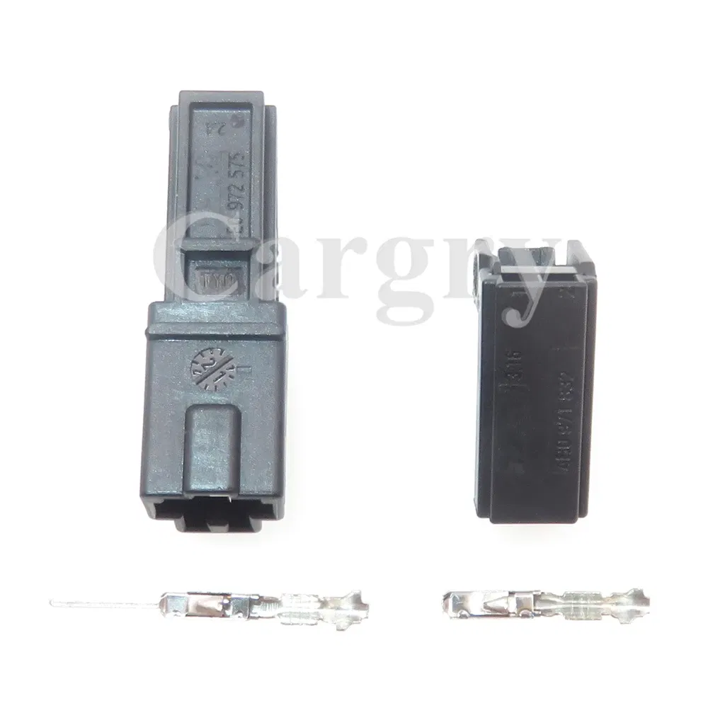 Color: WHITE - 1 Set 2P Automobile Speaker Wire Harness Socket with Wires AC Assembly for VW Audi 1-1534113-1 1534155-1 4B0971832 4E0972575