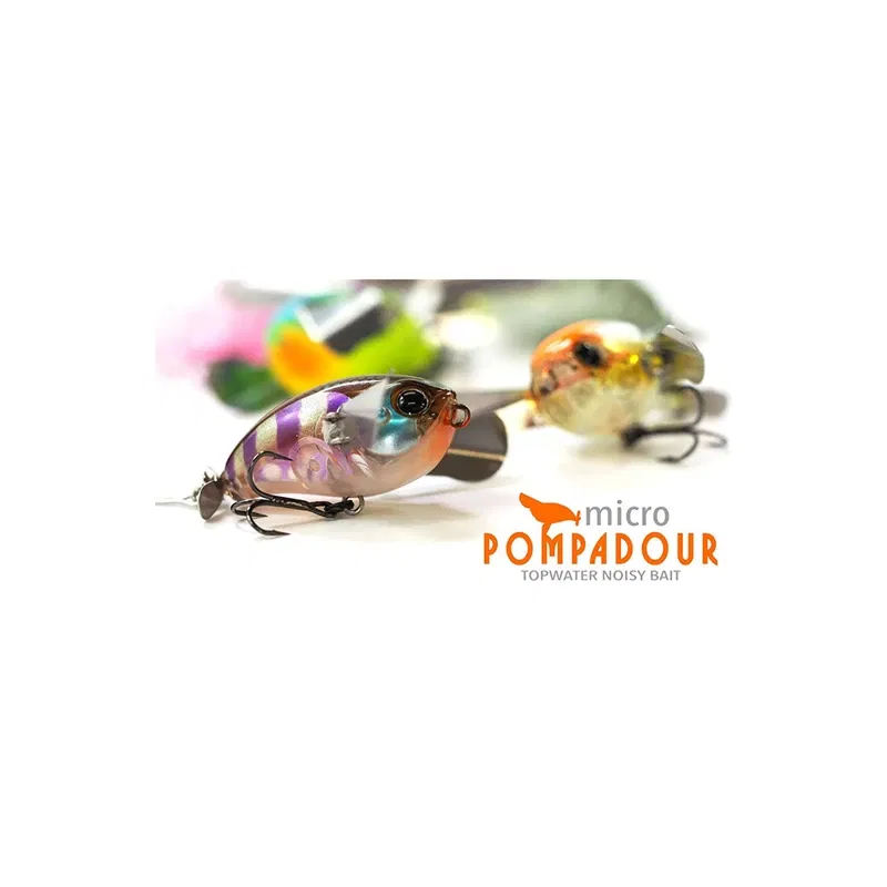 Color: Red Wine - luretv Japanese JACKALL SAME STYLE  MICRO POMPADOUR Small Water Cicada 6.5g