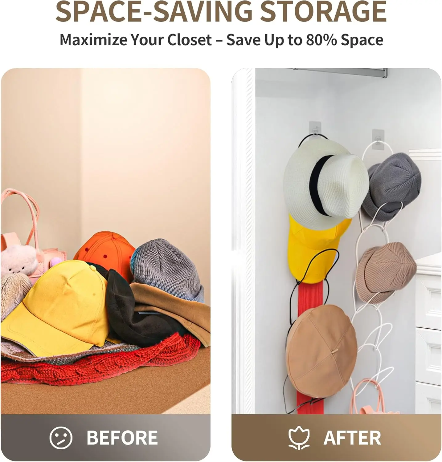 Color: black - 10 Pack wig Holder Organizer Closet Hanging Baseball Cap Display Storage Rack for Scarves Handbags Hanging Hook wig tool