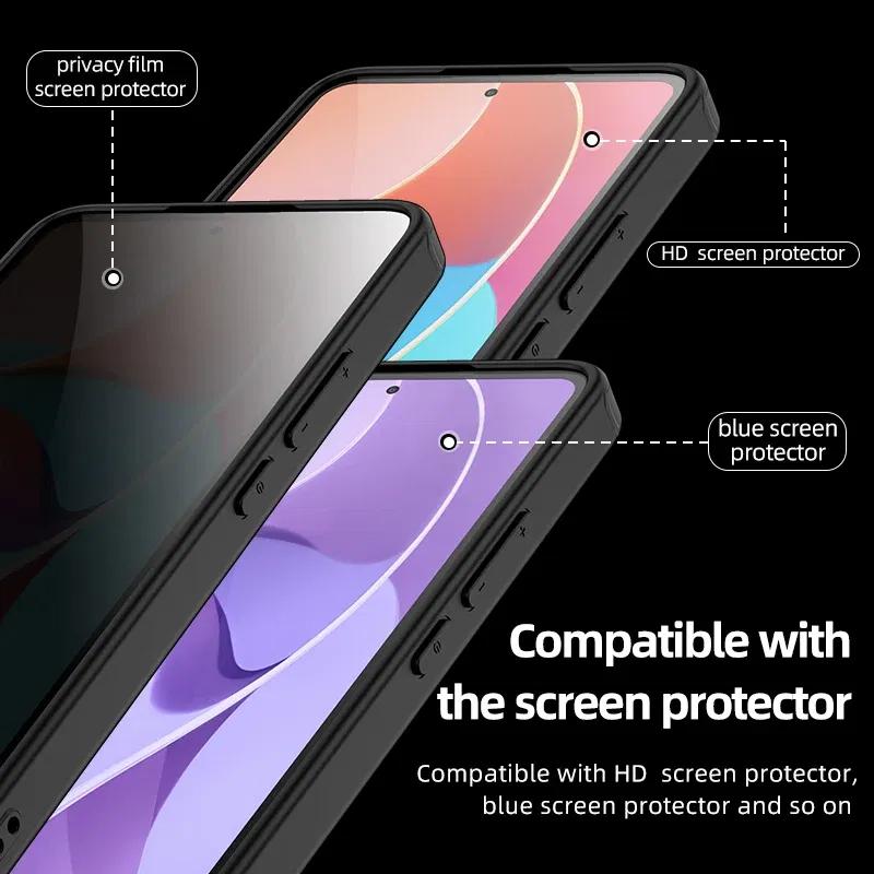 Color: Clear, Material: CANVAS - Matte & Clear Magnetic Wireless Charging Armor Magsafe Case For Xiaomi 14 13T Mi 13T 14 Mi13T Pro Military Shockproof Back Cover