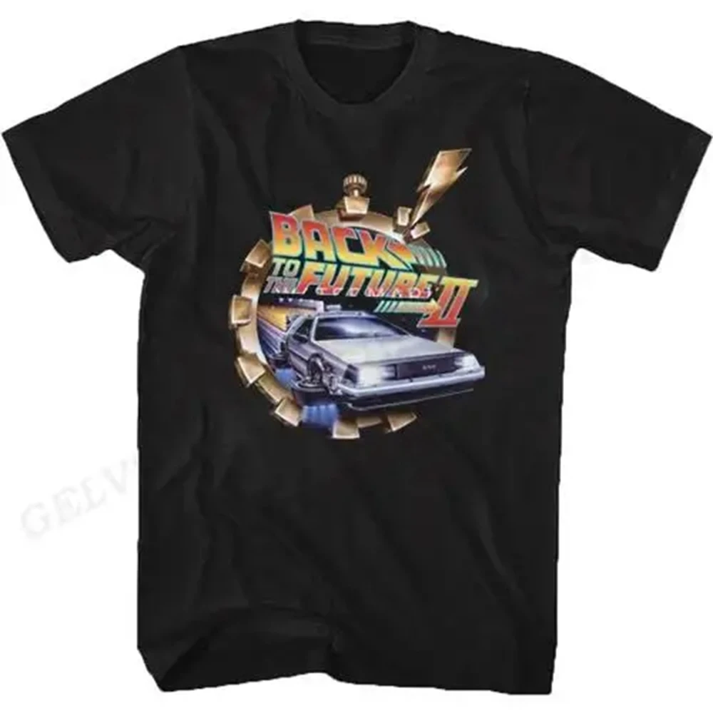 Color: army green, Size: XL - Back To The Future T Shirt Graphic Print Men Women Fashion Hip Hop Streetwear Short Sleeve Plus Size T Shirt Unisex 62473