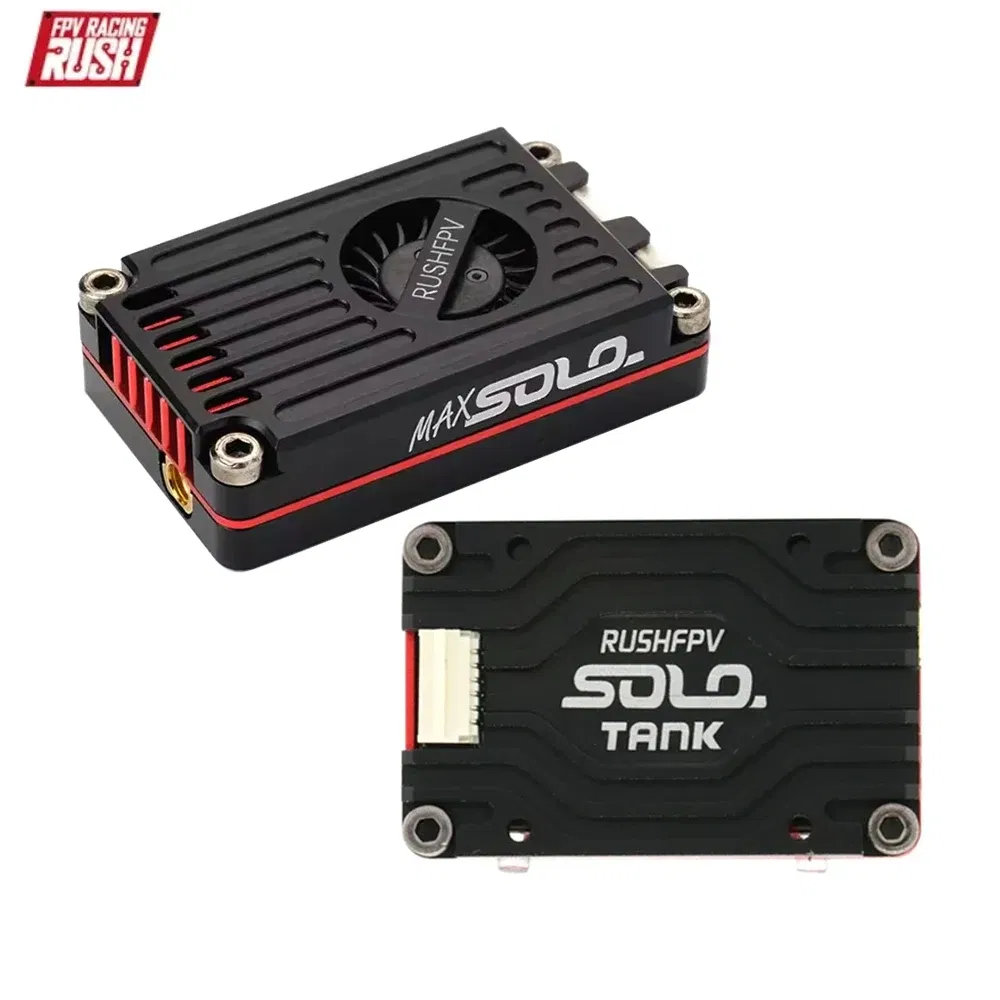 Color: Yellow - Original Rush Max Solo 2.5W/ Rush Tank Solo 1.6W 5.8G High Power Video Transmitter VTX Heat Dissipation Structure For FPV Drone