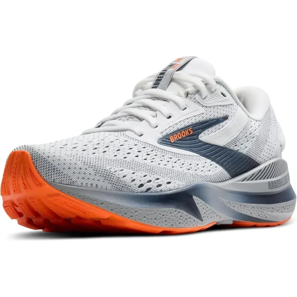 Original Brooks Men's Adrenaline GTS 24 Running Shoes Cushioned Comfortable Sports Training Professional Casual Sneakers