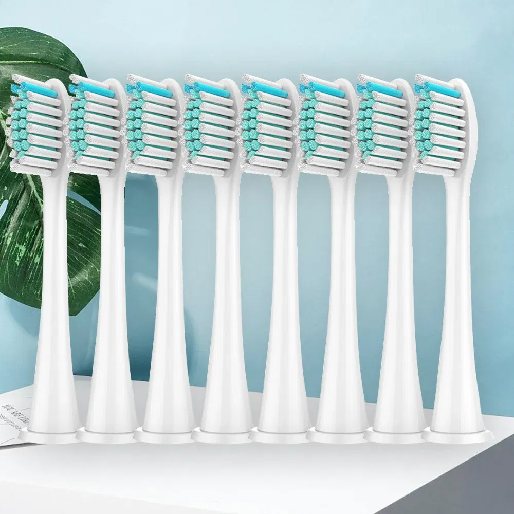 Color: Brown - Electric toothbrush replacement head, Philips Sonicare toothbrush head, sonic vibration cleaning toothbrush head