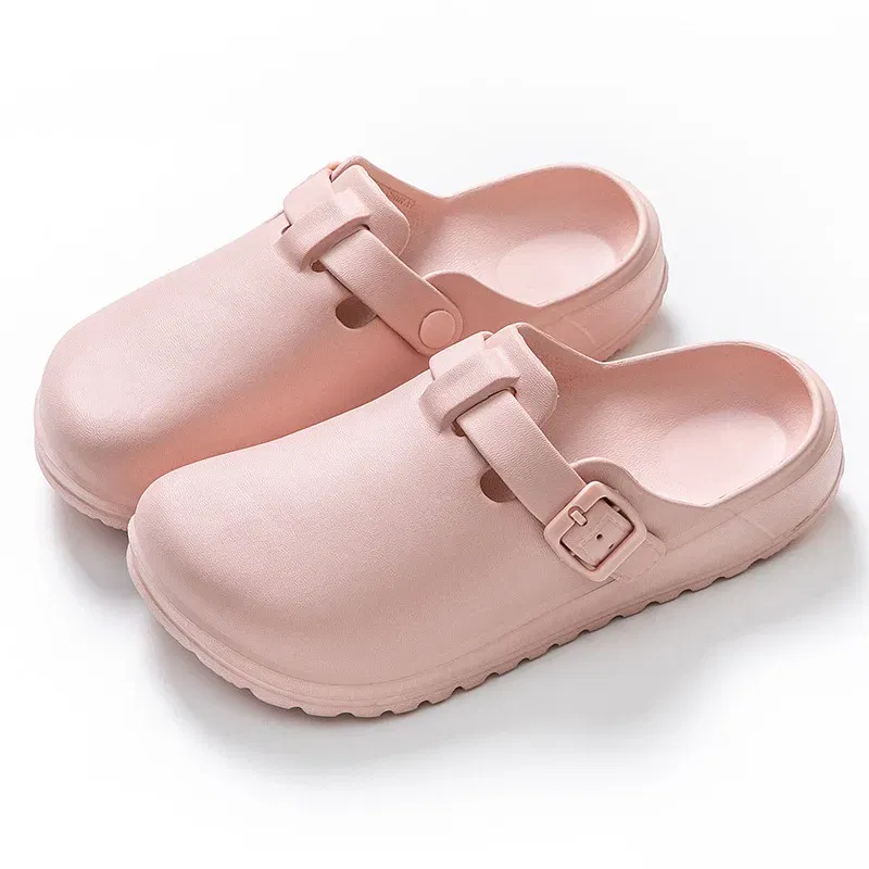 Color: LIGHT BLUE, Shoe Size: 39 - Eyriphy Women Clogs Slippers Men Working Shoes Nurses Soft Eva Slides Anti-Slip Lab Waterproof Medical Slippers Fashion Sandals