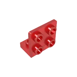 Color: BROWN - MOC PARTS GDS-642 ANGULAR PLATE 1.5 BOT. 1X2 2/2 compatible with lego 99207 children's toys Assembles Building Blocks Technical