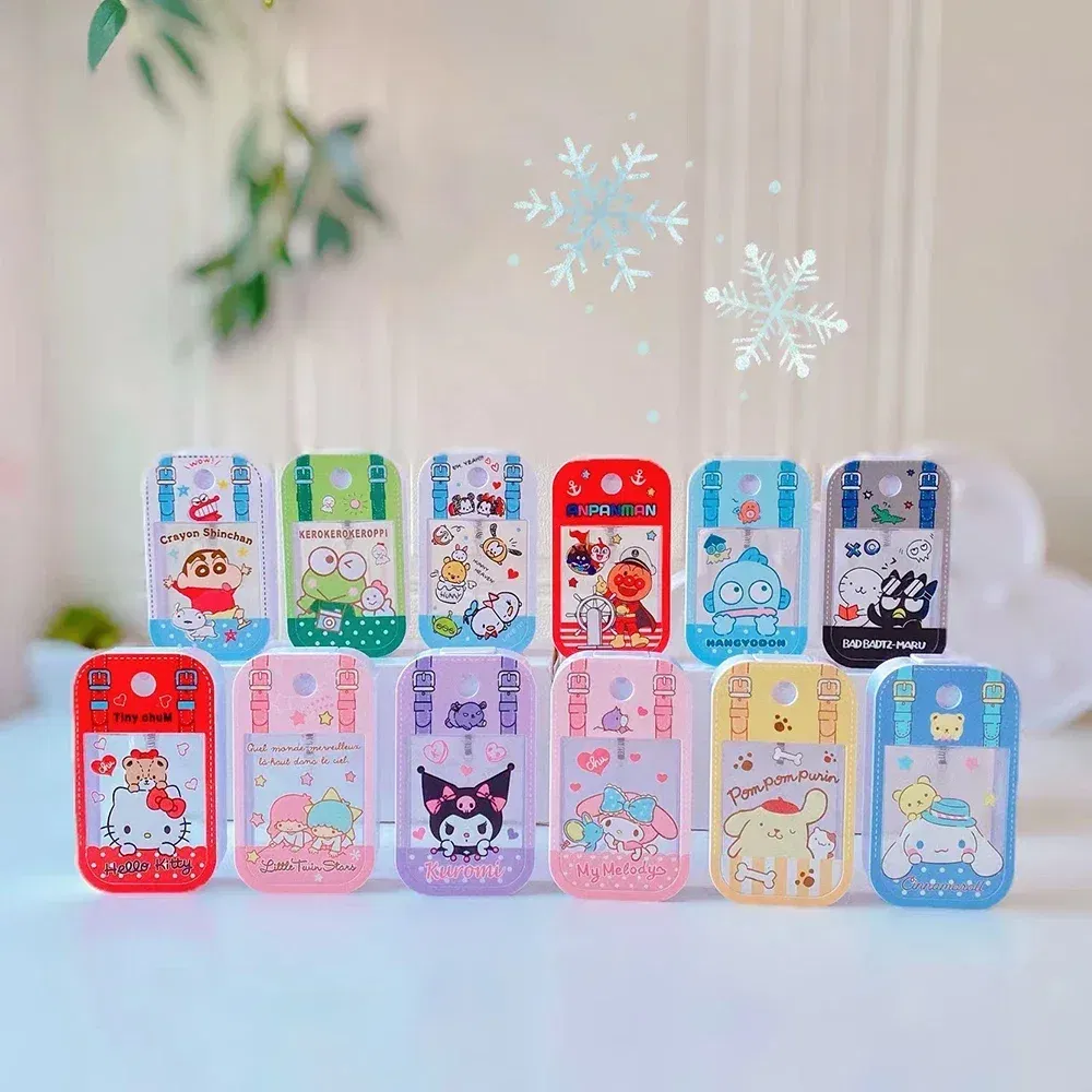 Color: Green - Hello Kitty Bottle Travel Perfume Refillable Sanrio Melody Alcohol  Kawaii Kuromi Cinnamoroll  Gifts Boys Kids Girls Childrens