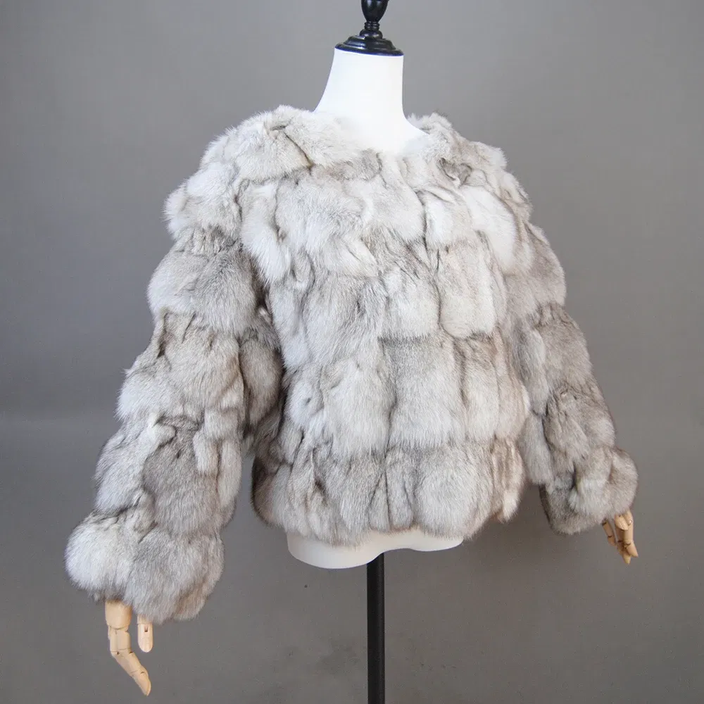 2025 New Style Real Fur Coat 100% Natural Fur Jacket Female Winter Warm Leather Fox Fur Coat High Quality Fur Vest