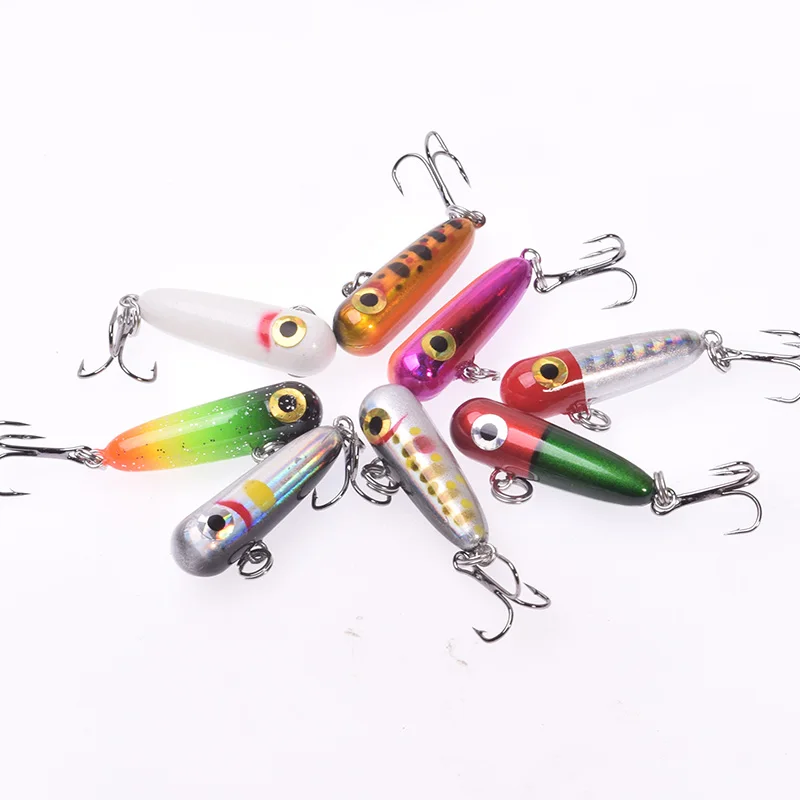 Color: Light Grey, Size: 40mm - New 1Pcs Sinking Pencil Fishing Lure 3cm 2.8g Saltwater Minnow Heavy Stick Wobbler Artificial Hard Bait Bass Trout Pesca Tackle