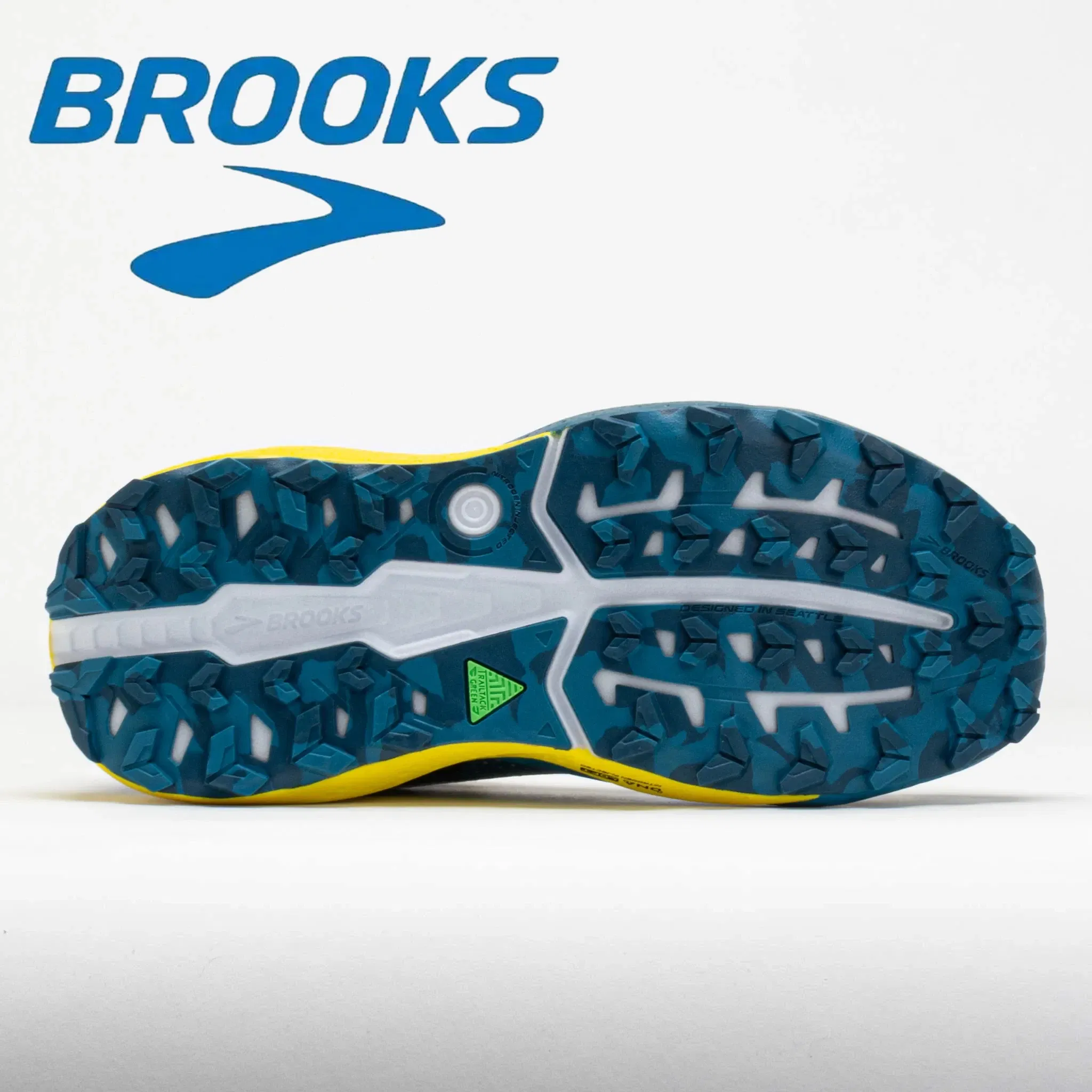 Color: Blue, Shoe Size: 42.5 - Brooks Men?™s Casual Sneakers Caldera 8 Ultra Trail Running Shoes Breathable Cushioned Long-term Training Sports Jogging Shoes