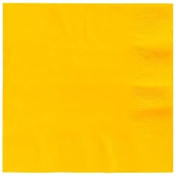 Luncheon Napkins Yellow Sunshine 2 Ply - Pack of 20