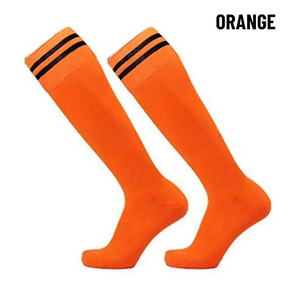 Color: WHITE - 1 Pair Sports Football Socks Non-slip Grip Football Socks Children Outdoor Running Fitness Socks