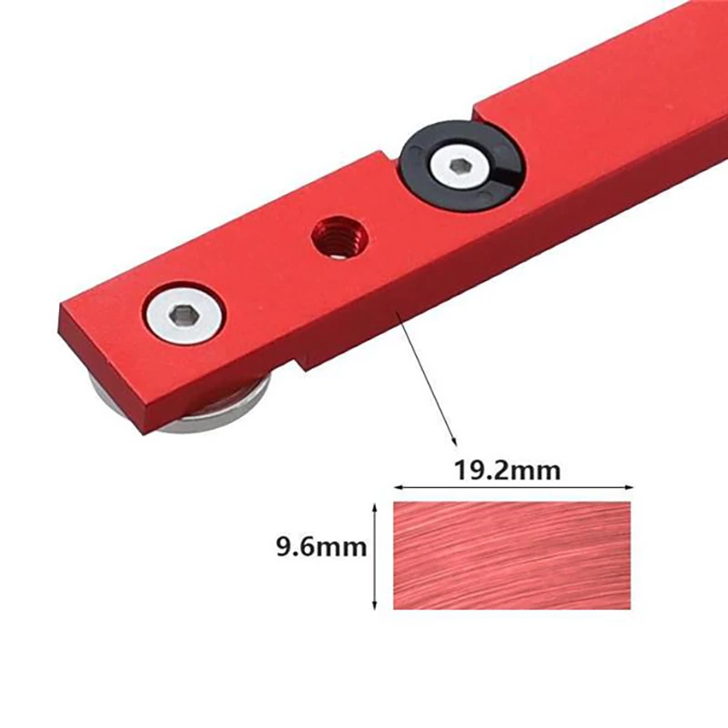 Color: Yellow, Number of Pieces: 19pcs, Ships From: CHINA - Table Saw Miter Bar Slider Gauge Rod T Slot Miter Track M6/M8T Screw Fixture Slot Aluminum Alloy for DIY Woodworking Router
