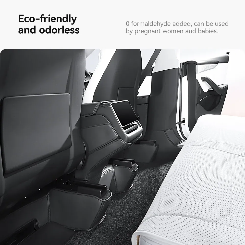 Color Name: BRIGHT PINK, Ships From: CHINA - YZ For Tesla Model Y Juniper 2025 New Leather Trunk Mats Fully Surrounded Waterproof Non-Slip Liner Custom Floor Mat Accessories