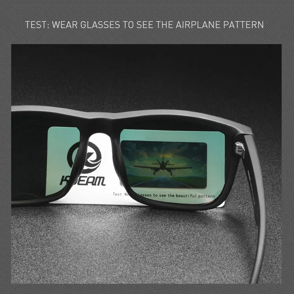 Lenses Color: Pink, Frame Color: black - 2024 KDEAM New Polarized Sunglasses For Men Women UV400 Protection Lens Driving Fishing Eyewear