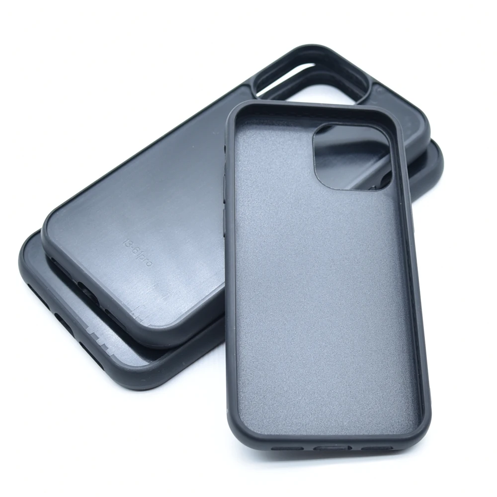 Material: aluminum - Blank Phone Case For iPhone 13 mini Pro Max 14 Plus Pro Max Rubber Case Blanks for Resin Vinyl DIY Wood Leather Inlays