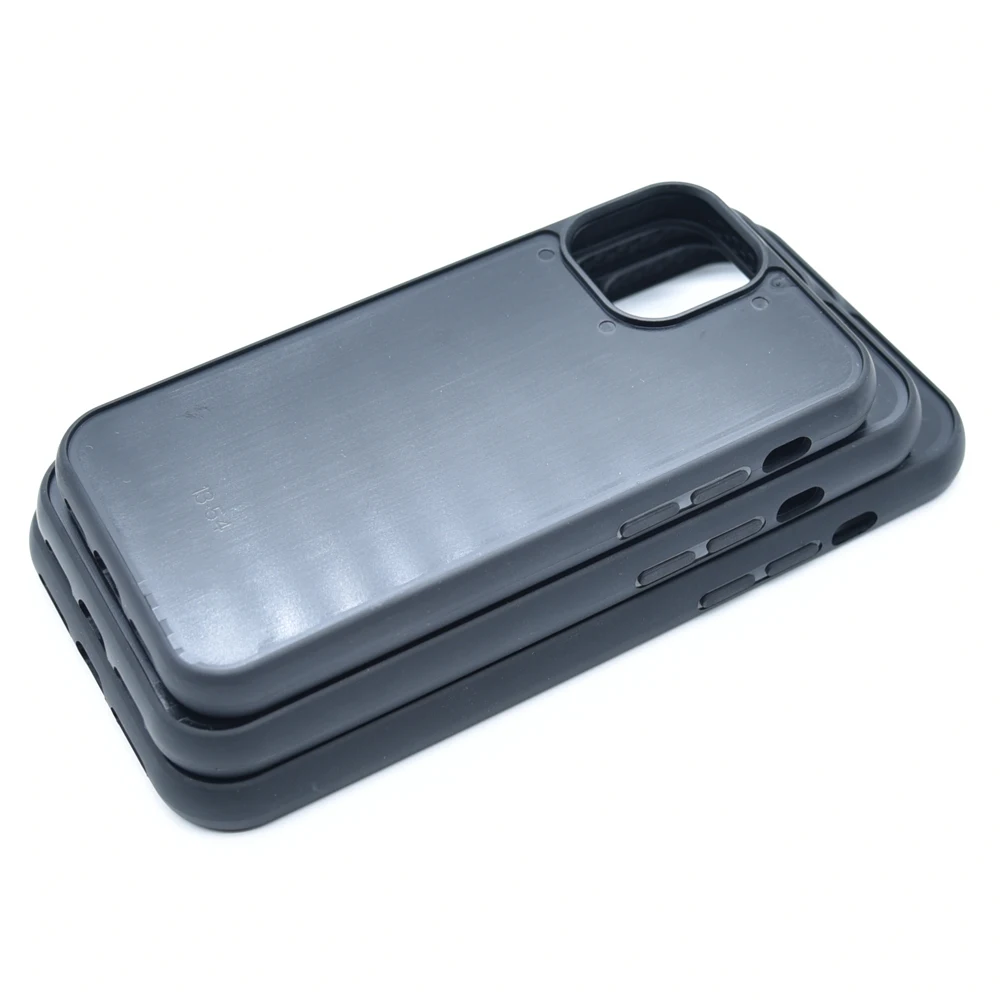 Material: aluminum - Blank Phone Case For iPhone 13 mini Pro Max 14 Plus Pro Max Rubber Case Blanks for Resin Vinyl DIY Wood Leather Inlays