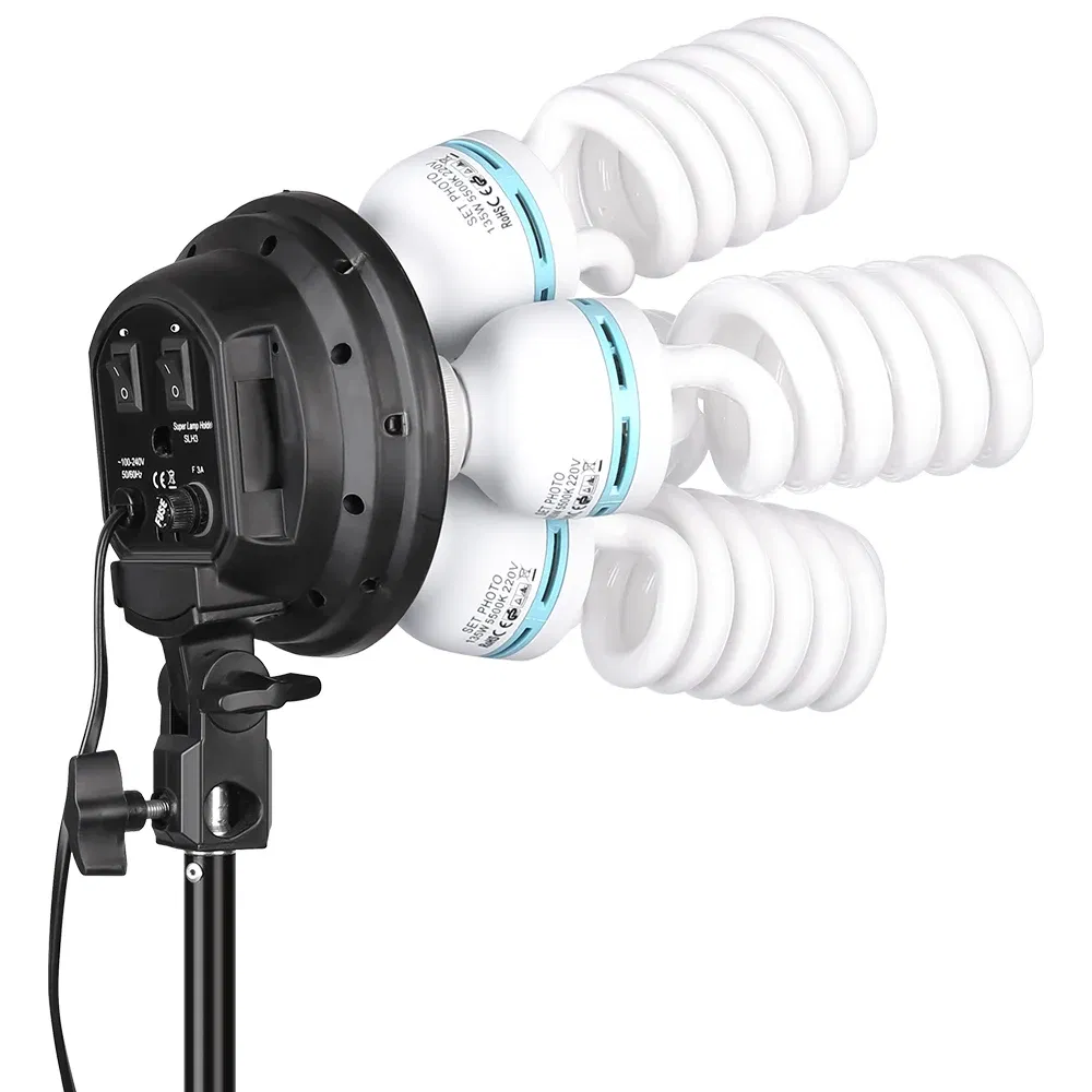 Color: grey, Ships From: CHINA - Photography 50x70CM Softbox Lighting Kits Professional Light System With E27 Photographic Bulbs Photo Studio Equipment