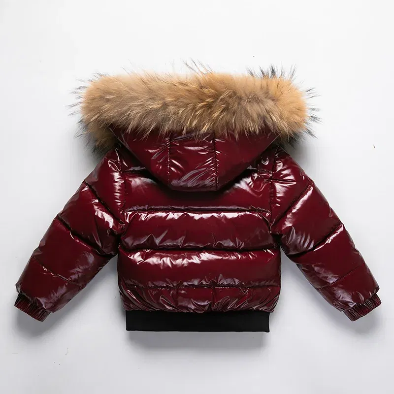Color: Red, Kid Size: 3T - UNITIM 1-6 Years New Winter Toddler Boys Snowsuit Hooded Warm Collar Boys Winter Thicken Coat Outerwear Kids Boys 90% Duck Down
