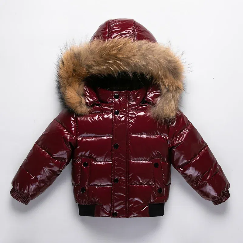 Color: Red, Kid Size: 3T - UNITIM 1-6 Years New Winter Toddler Boys Snowsuit Hooded Warm Collar Boys Winter Thicken Coat Outerwear Kids Boys 90% Duck Down
