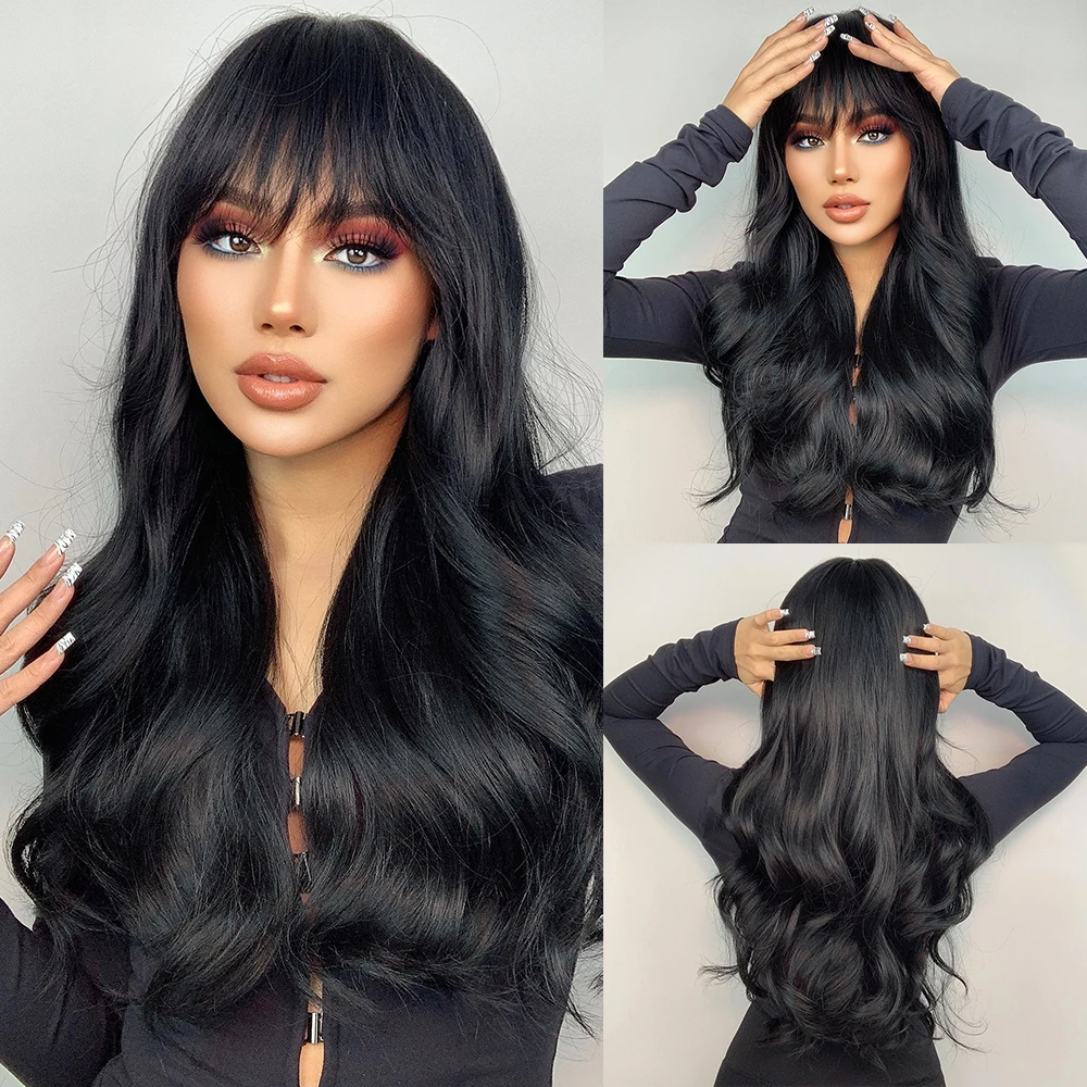 Color: FS1B/99J - Light golden synthetic wig with big waves for Halloween party, cosplay wig, everyday wig, high-temperature hair silk wig set