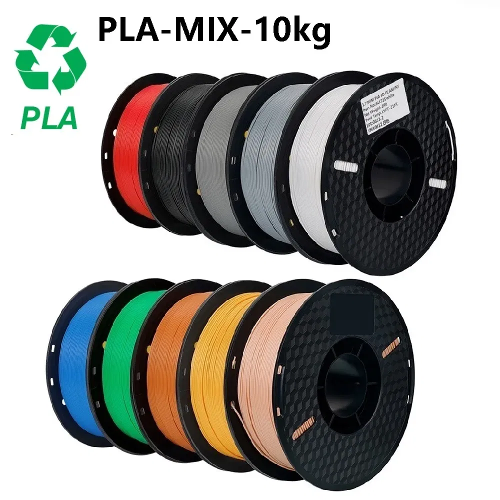 Color: Dark skin, Ships From: CHINA - Top 3D Printer 10KG PLA PETG ABS Filament 3D Printing Plastic Material 1.75mm 100% No Bubble Spool