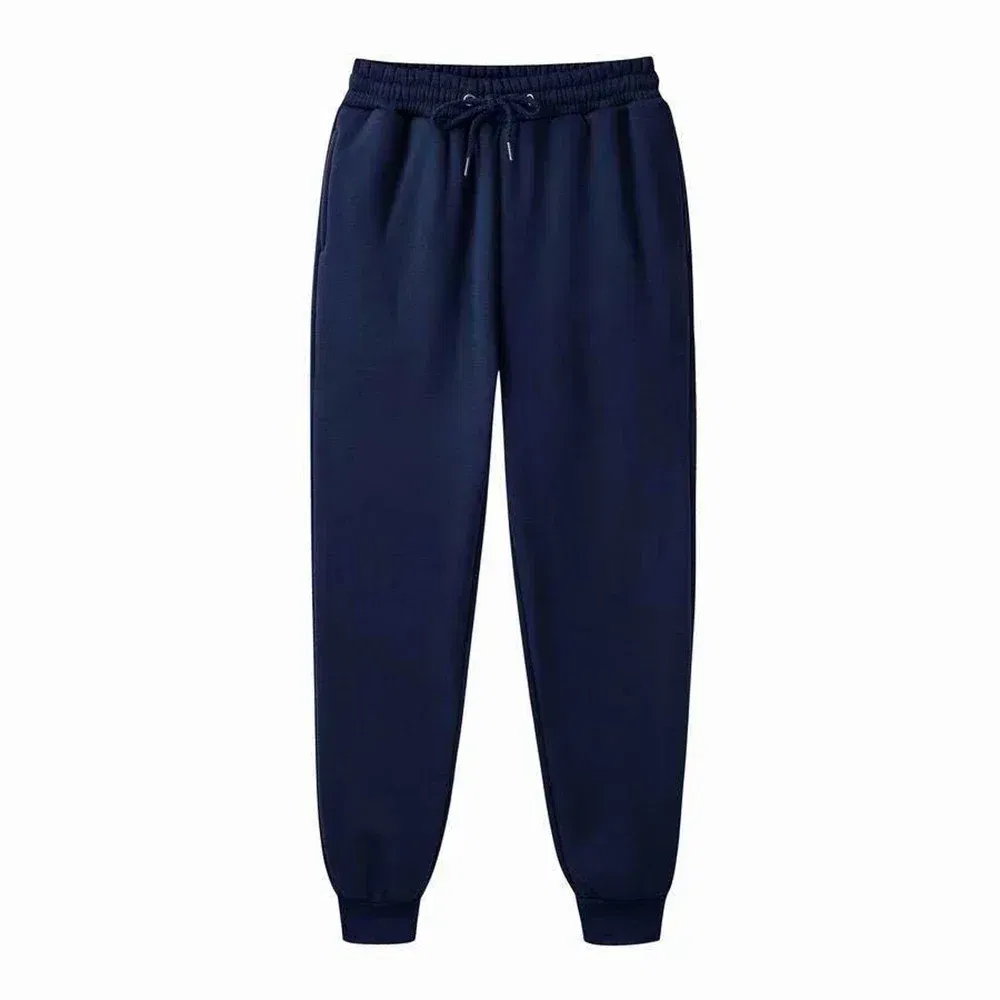 Color: green, Size: XXXL - Men's Casual Sweatpants Fleece Sports Pants Unisex Fashion Solid Loose Trousers Streetwear Autumn Winter Jogging Fitness Pants
