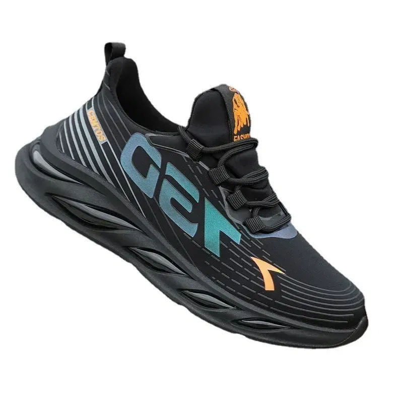 Color: Brown, Shoe Size: 43 - 2024 Men's Sports and Casual Shoes Summer Fashion New Shoes Round Toe Black Spring Men's Shoes