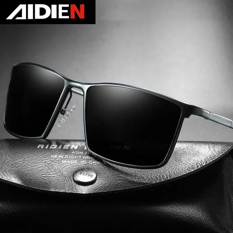 Lenses Color: Red, Frame Color: WHITE - Men's sunglasses myopia with diopter polarized  prescription glasses UC400 retro anti-glare driving goggles square black shades