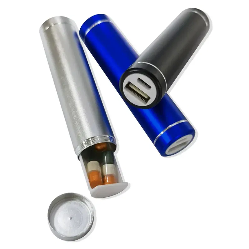 Color: WHITE - Fake Charger Station Power Bank Portable Pocket Diversion Secret Stash Safes Storage Compartment Container Cans Hiding Items