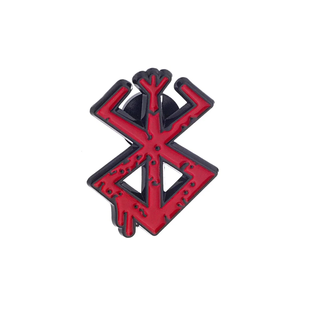 Metal color: Gold-color - Berserk Beherit Anime Game Red Cartoon Alloy Brooch Clothing Personalized Matching Costume Accessories Badges Anime Pins