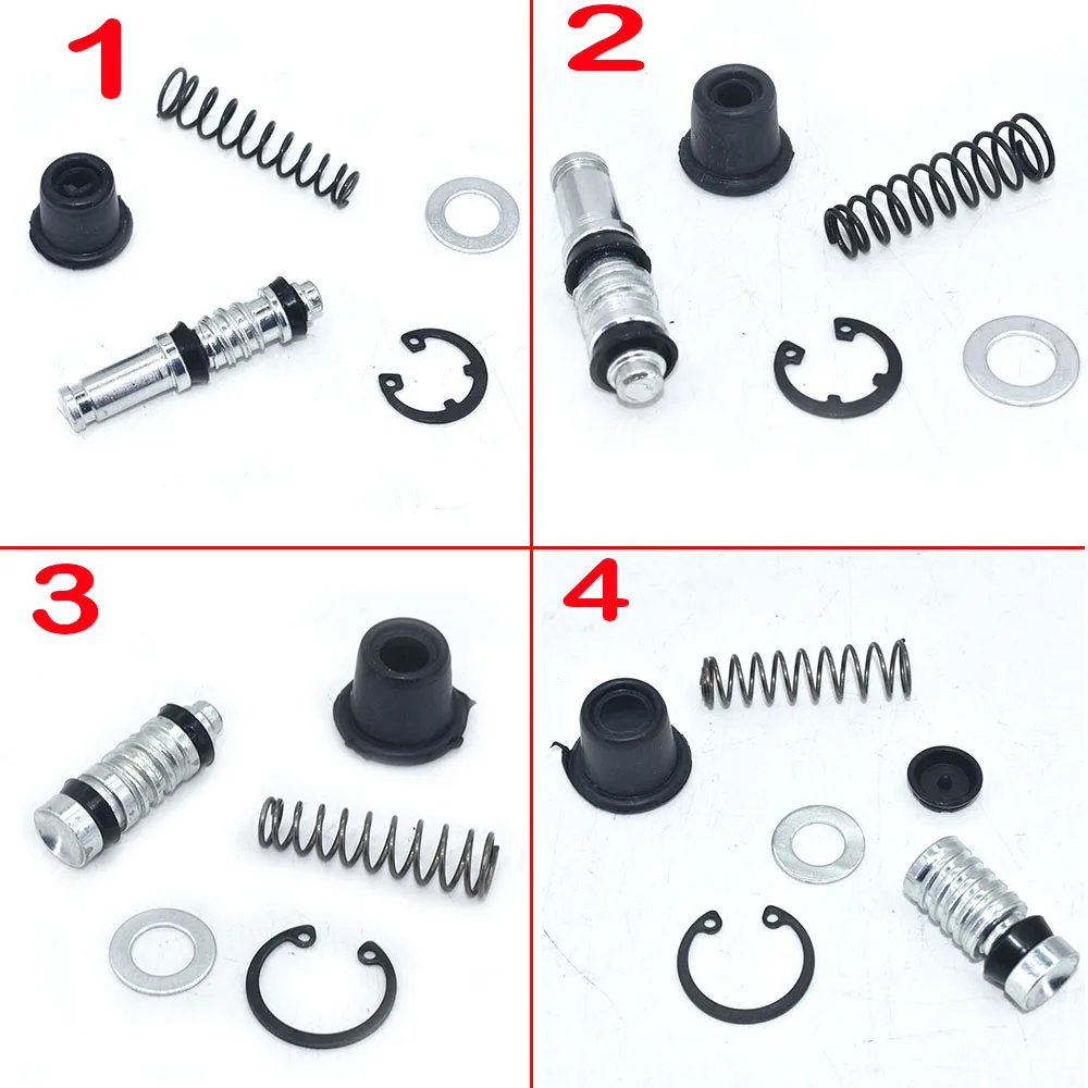 Color: Dark Grey - Piston Plunger Repair Kits Master Cylinder Piston Rigs Repair Accessories 11mm 12.7mm 14mm Motorcycle Clutch Brake Pump
