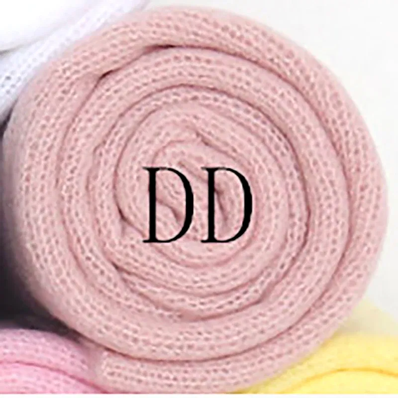 Mohair Stretch Knitted Wrap Bonnet Set