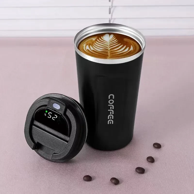 Black Reusable Coffee Cup