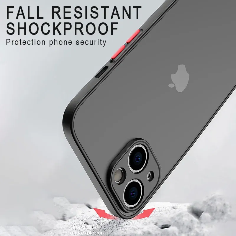 Material: PU, Color: Green - Matte Phone Case for IPhone 13 12 11 14 Pro Max Mini Luxury Soft Silicone Shockproof Case for IPhone X XS Max XR 15 7 8 Plus SE