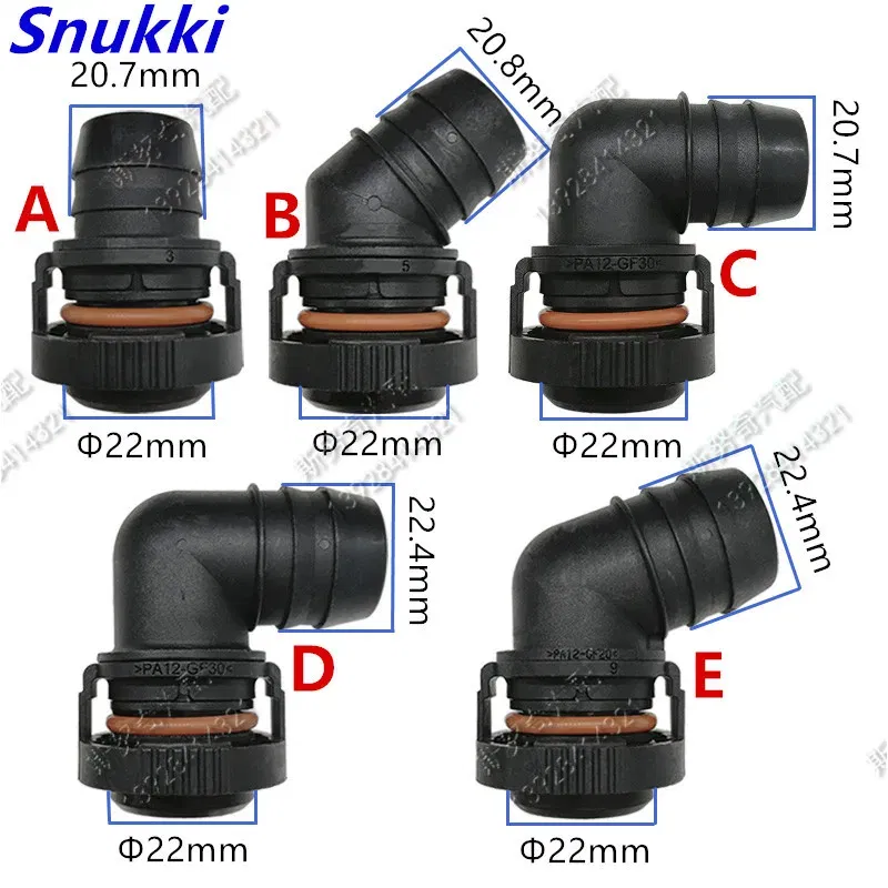 Color: WHITE - 22mm ID18 ID20 exhaust pipe connector plastic exhaust tube fittings 2pcs a lot