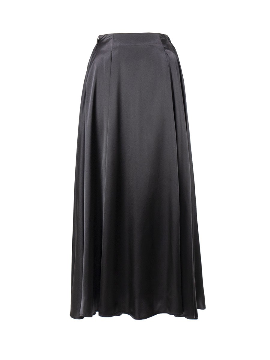 Black Satin Skirt NZ
