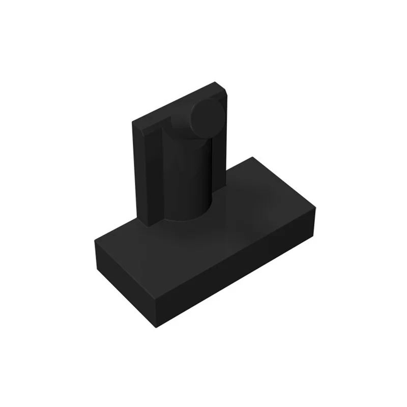 Color: WHITE - 20pcs MOC Parts 3829 73081 Steering Stand 1x2 con volante nero compatibile mattoni fai da te blocchi di costruzione particella g