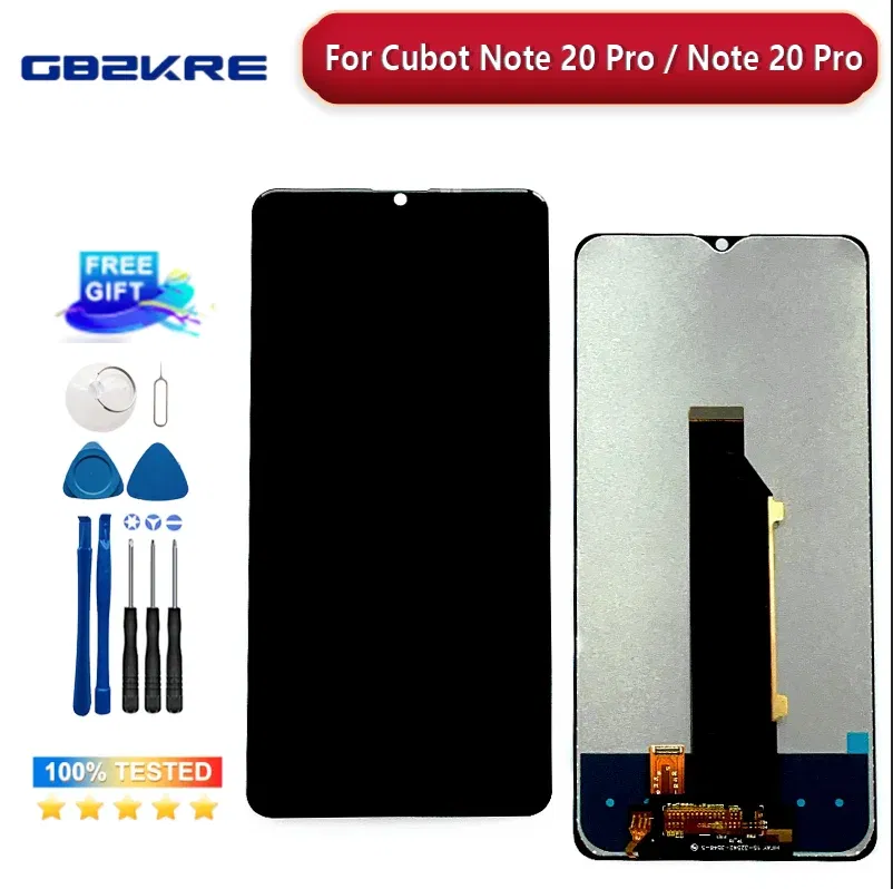 Color: Khaki - 6.5″Full Display Screen For Cubot Note 20 Pro LCD Display Touch Screen Digitizer Assembly For Cubot Note 20