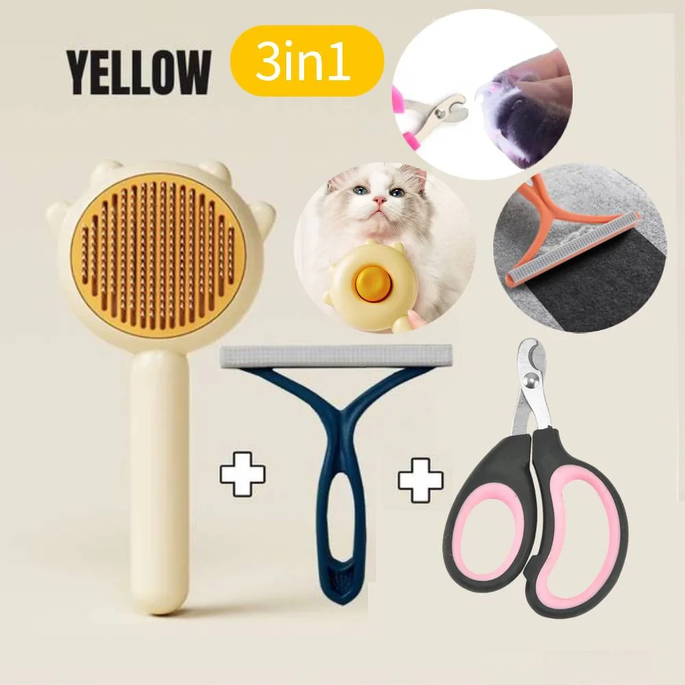 The KittyBrushâ„¢ Cat Grooming Kit