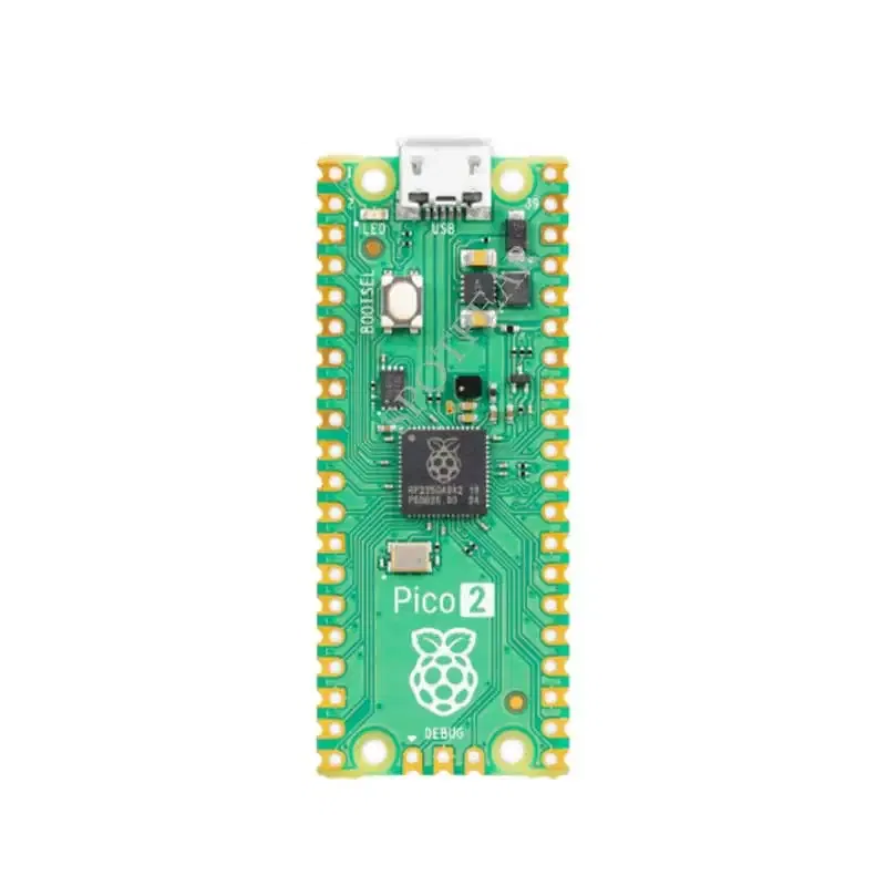 Green Raspberry Pi Pico 2 RP2350 Pico2 Optional Pico2W 2 W ARM Cortex-M33 And RISC-V Hazard3 520KByte 4MByte QSPI Flash