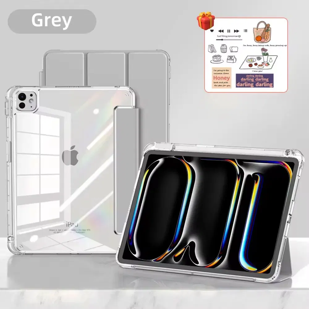 Color: Red, Size: twelve - For iPad Air 5 Case 2024 Air 6 11 iPad Pro 11 12.9 13 10 Gen 10.2 9th 8th 7th 9.7 6th 5th Mini 7 6 Smart case with pen Holder