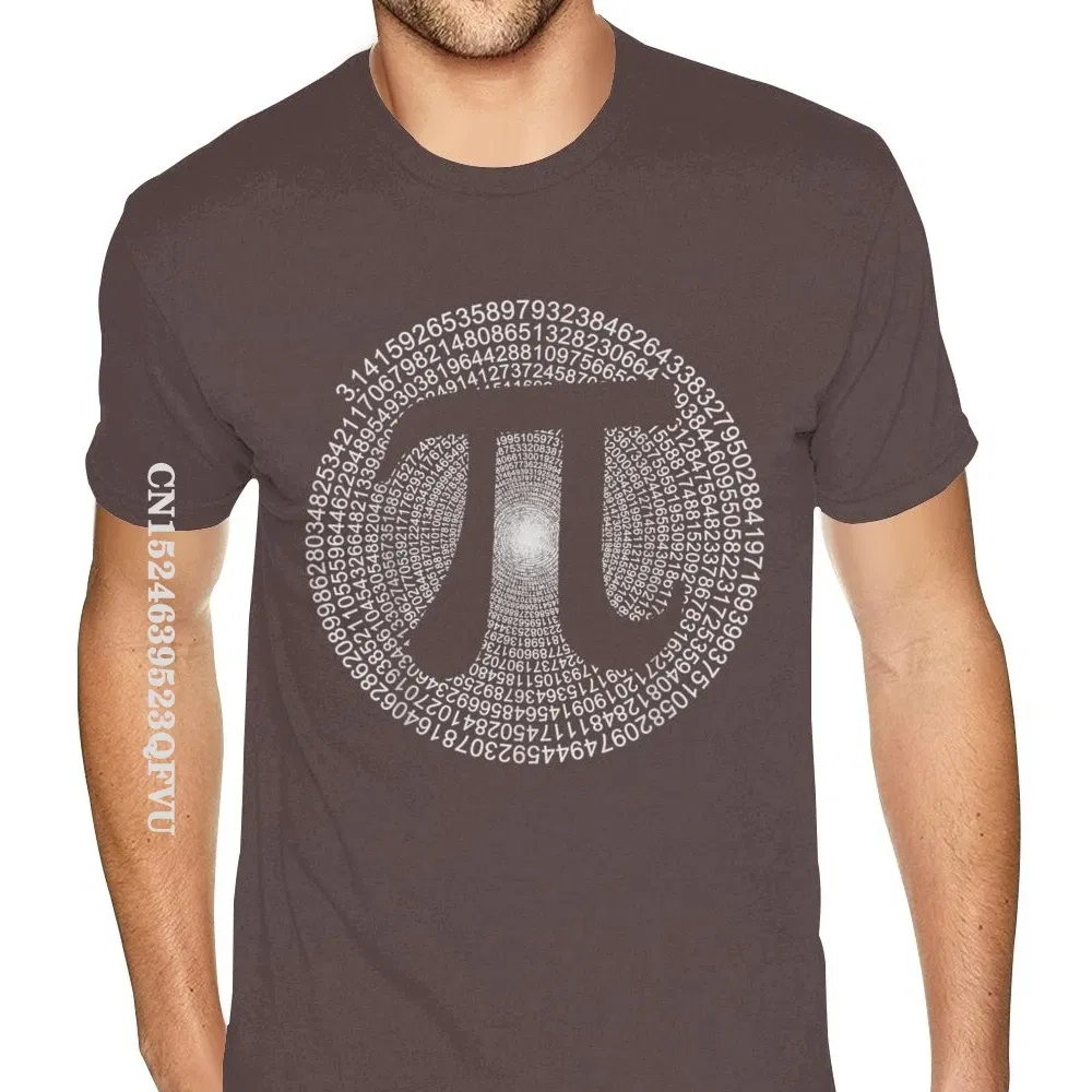 Color: Mint, Size: XXL - Classic Pi T Shirt 3,14 Pi Number Symbol Math Science Gift Tee Shirts For Men Make Your Own Soft Cotton HipHop Print Tee