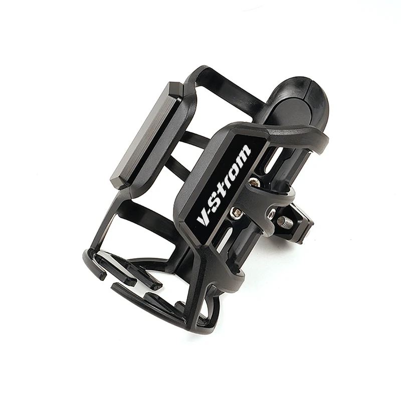 Color: Green - For Suzuki VSTROM 650 800 1000 1050 1050XT V-STROM 250 800DE 1050DE CNC Accessories Beverage Water Bottle Cage Drink Cup Holder