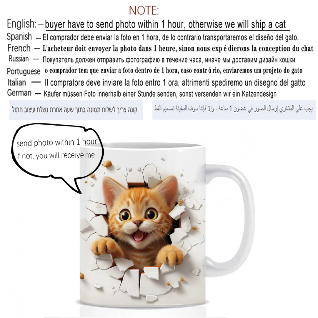 Color: Pink, Capacity: 301-400ml - Personalised Your Photo Mug, Custom NAME IMAGE TEXT Cup,Customize Coffee Mugs, Tea Cups, Mothers day, Wedding Gift 9 COLOURS