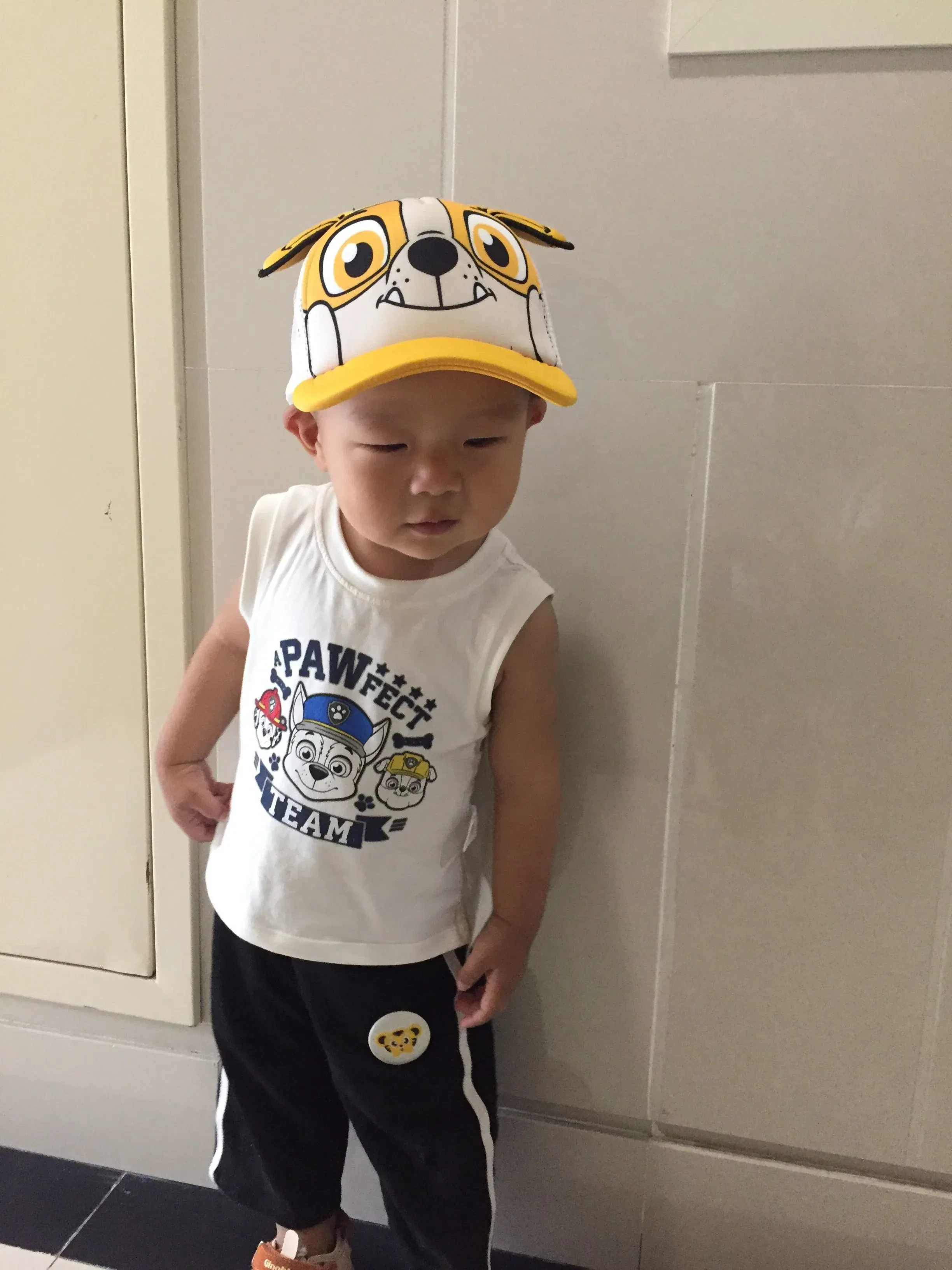 Color: green - Genuine Paw Patrol Cartoon Child Baseball Cap Hip Hop Mesh Sun Protection Sun Hat Boys Girls Caps Snap back Hats Sports Hat