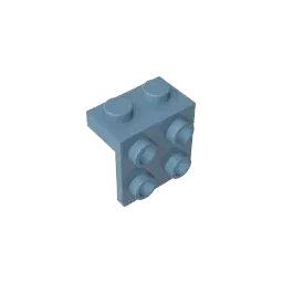 Color: Orange - MOC PARTS GDS-641 ANGLE PLATE 1X2 / 2X2 compatible with lego 44728 21712 92411 children's toys Assembles Building Blocks