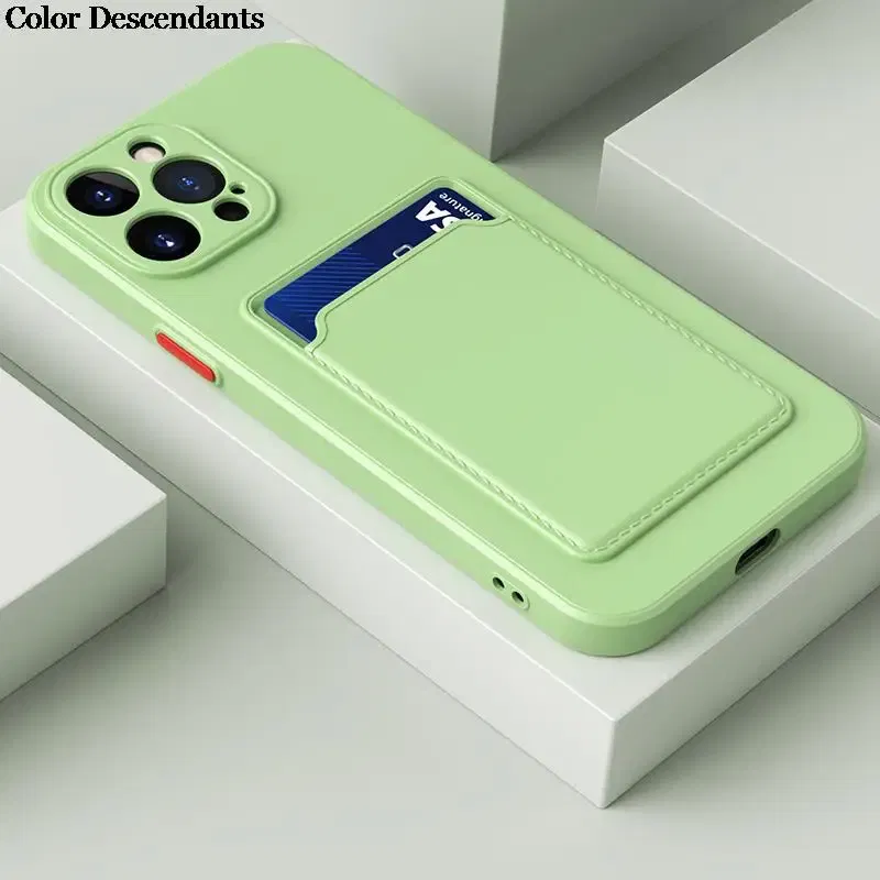 Color: army green, Material: CANVAS - Card Holder Wallet Case For Samsung Galaxy A32 A53 A33 A13 A52 5G Case on A72 A22 A12 A51 A71 Shockproof Liquid Silicone Cover